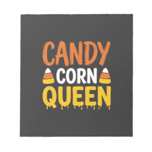 Candy Corn Queen Halloween Graphic_1 Notepad
