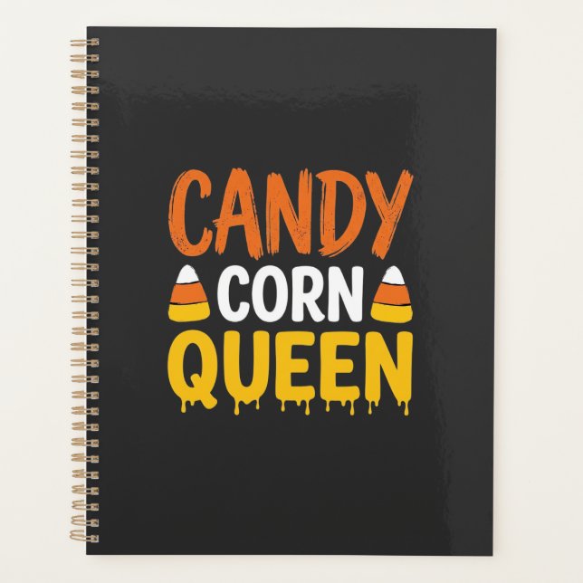 Candy Corn Queen Halloween Graphic_1 Planner (Front)