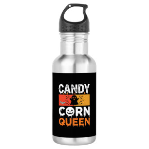 Candy Corn Queen Halloween SVG Design 532 Ml Water Bottle