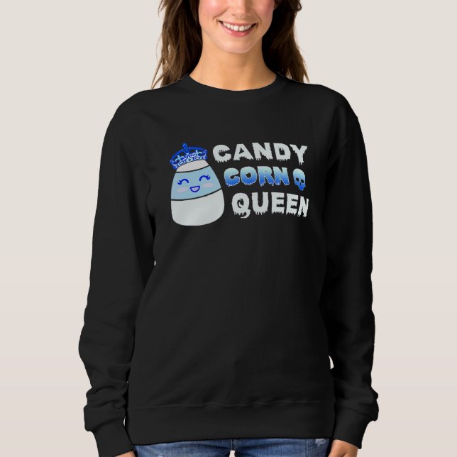 Candy Corn Queen Halloween Sweatshirt (Front)
