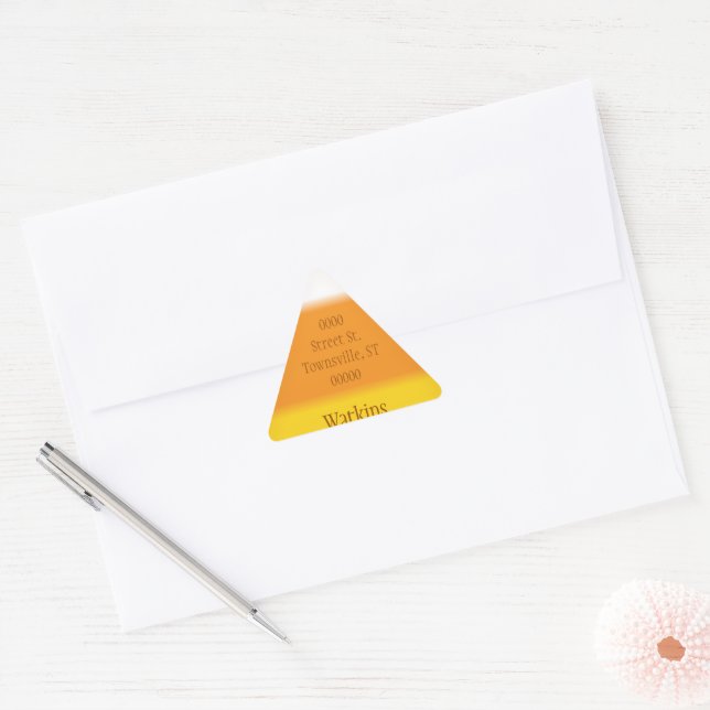 Candy Corn Return Address Envelope Seal (Envelope)