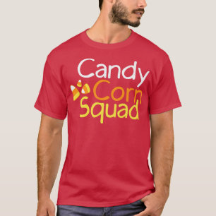 Candy Corn Squad Funny Halloween 67 T-Shirt