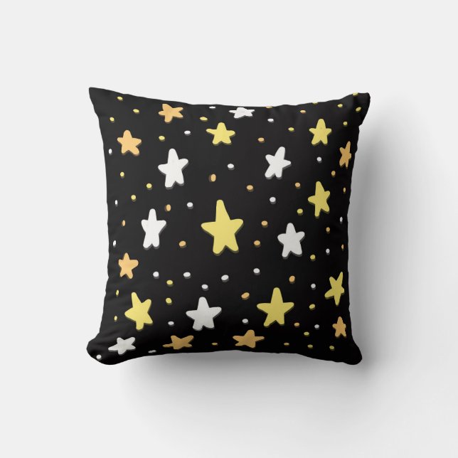 Candy Corn Stars Cushion (Front)