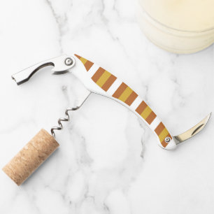 Candy Corn Stripes Corkscrew