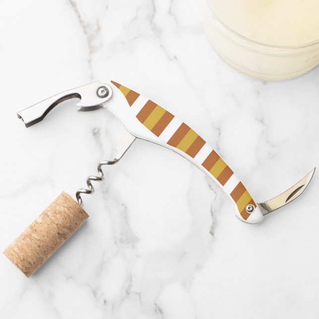 Candy Corn Stripes Corkscrew (Front)