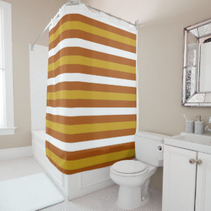 Candy Corn Stripes Shower Curtain