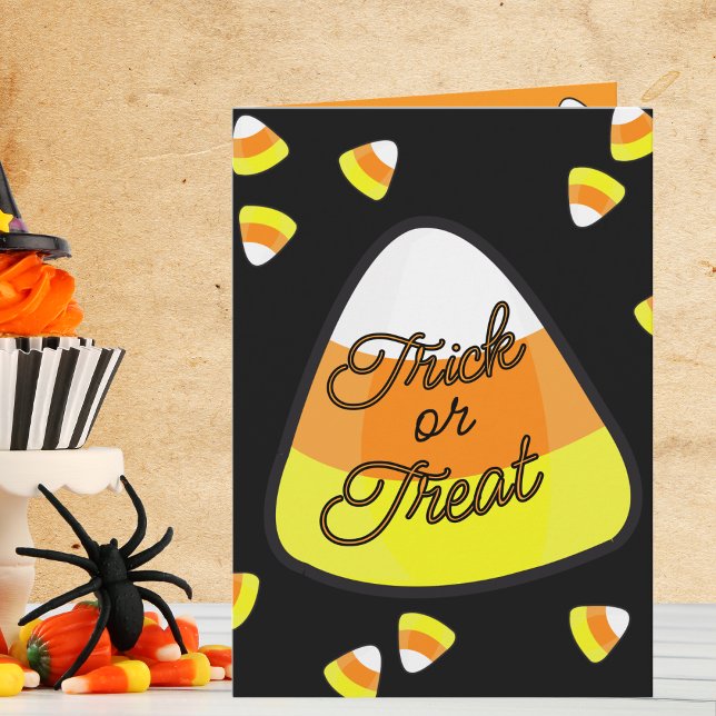 Candy Corn Treats Halloween  Card (Creator Uploaded)
