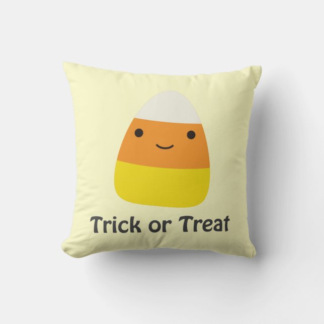 Candy corn - Trick or treat Cushion (Front)