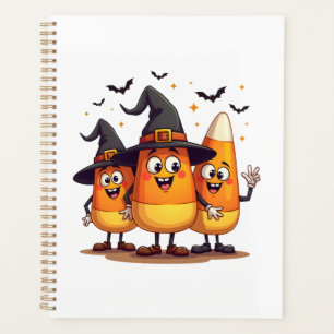 Candy Corn Trio � Funny Halloween Characters Planner