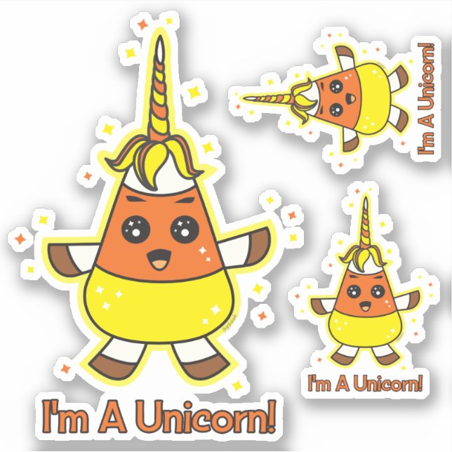 Candy Corn Unicorn (Front)