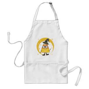 Candy Corn Witch Halloween Standard Apron