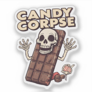 Candy Corpse Funny Halloween Candy Pun