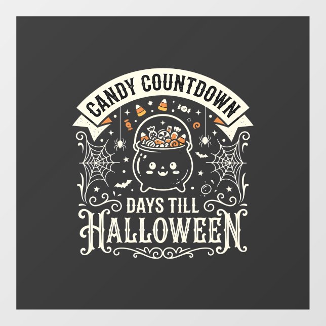 Candy Countdown Halloween Vector Design (Sheet)