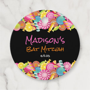 CANDY COUTURE Bat Mitzvah Take Home Favour Gift Ta Favour Tags