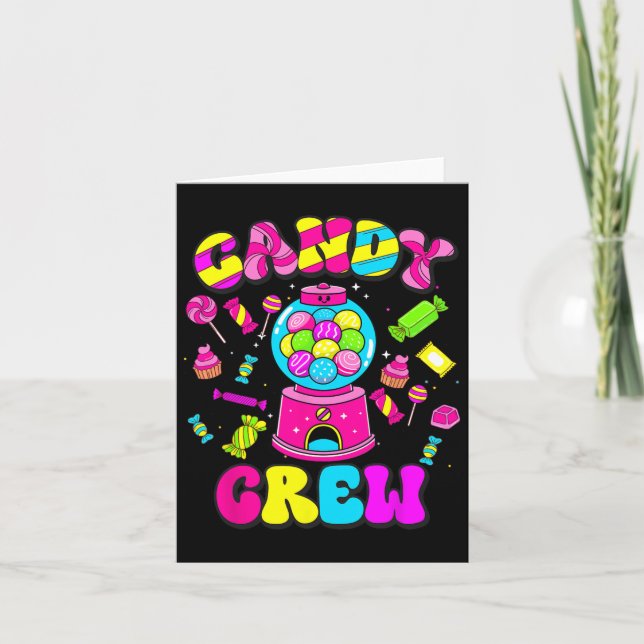 Candy Crew Sweetie Candy Land Candy Squad Hallowee Card (Front)