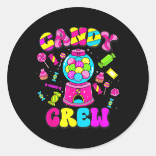 Candy Crew Sweetie Candy Land Candy Squad Hallowee Classic Round Sticker