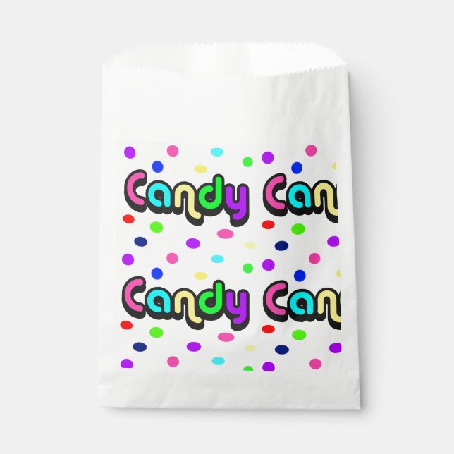 Candy-custom favour bag (Front)