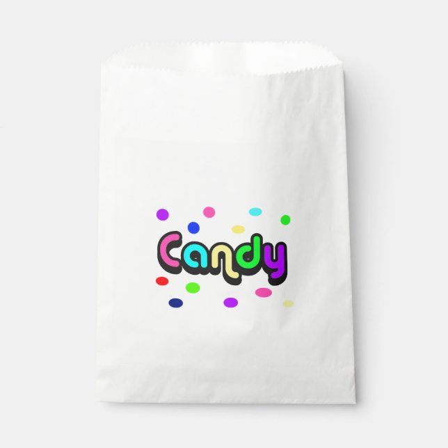 Candy-custom favour bag (Front)