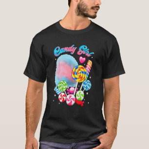 Candy Cute Girl Sweet Lolly Candy Treat  1 T-Shirt