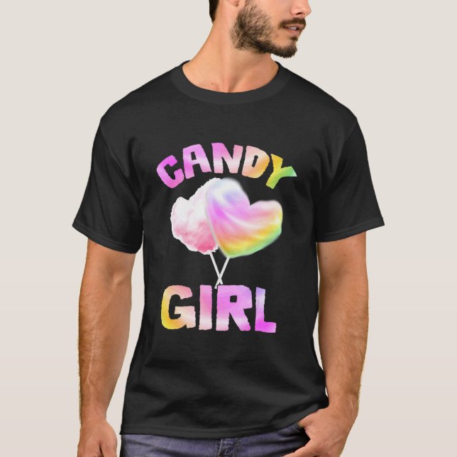 Candy Cute Girl Sweet Lolly Candy Treat T-Shirt (Front)