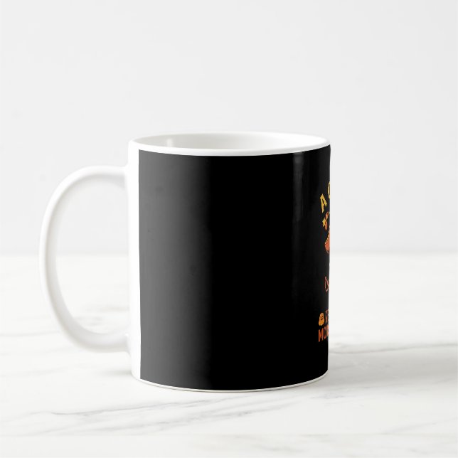 Candy Day Halloween Pirate Skull Cane Coffee Mug (Left)