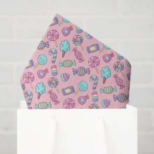 Candy Decoupage Paper, Sweet Treats Birthday Tissue Paper