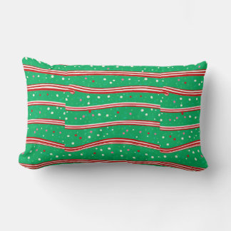 "Candy Delight Printed Throw Pillow. Lumbar Cushion