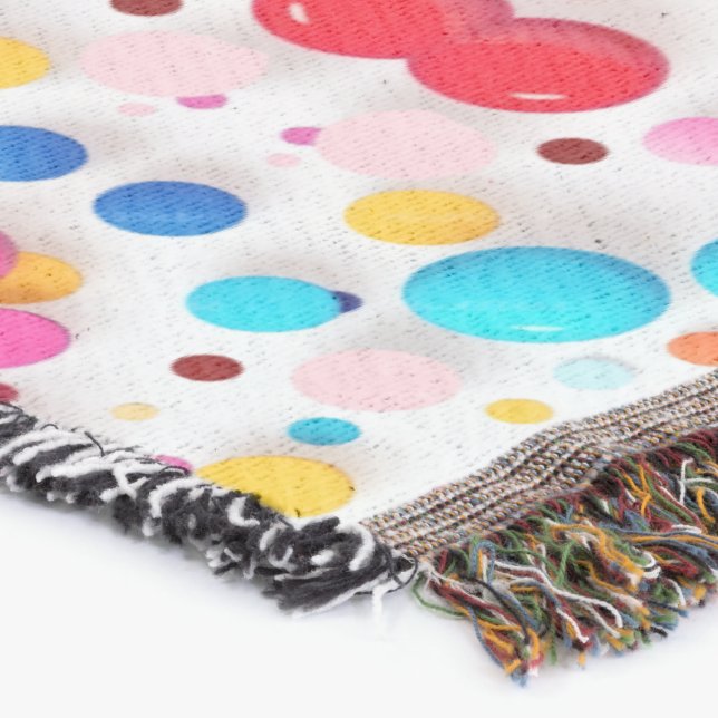 Candy Dot Confetti Pattern Blanket (Corner)