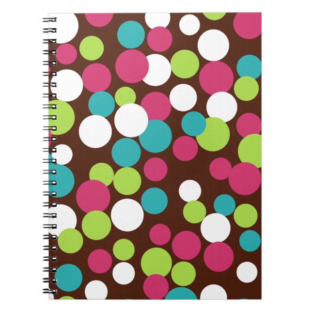 Candy Dots School Class Office Notebook (Front)