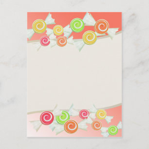 Candy Drops Postcard