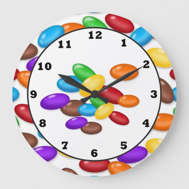 Candy Drops sweet treat wall clock (Front)