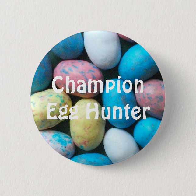 Candy Easter Eggs Button (Front)