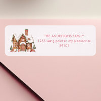 Candy Gingerbread House Pink Birthday