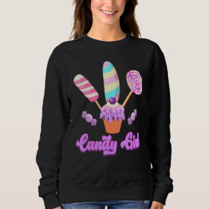 Candy Girl Lollipop Ice Cream Chef Batter Cake Bak Sweatshirt