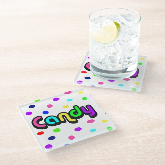 Candy-glass coaster (Angled)