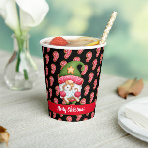 Candy Gnome Customise Colour and Text Paper Cups