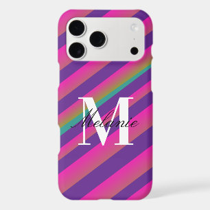 Candy Gradient Colorful Custom Monogram Initial