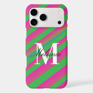 Candy Gradient Colourful Custom Monogram Initial