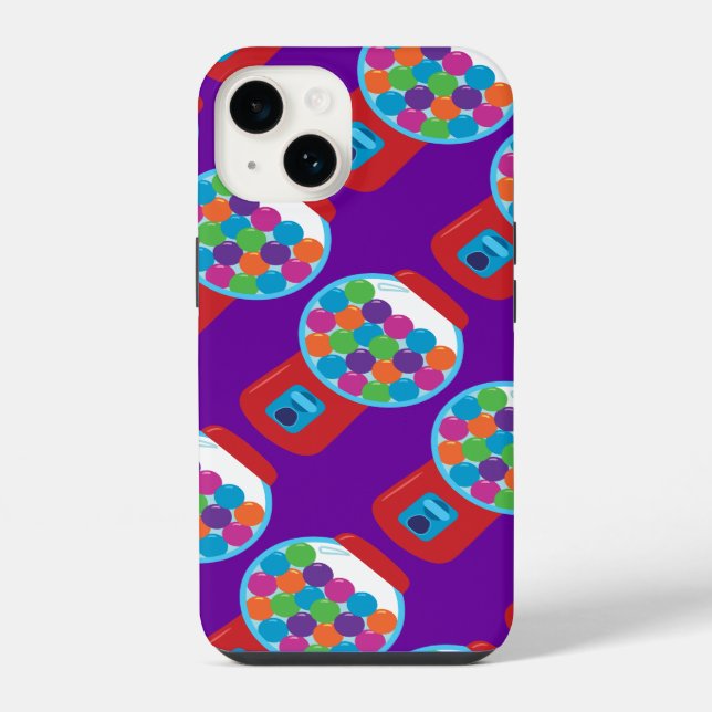 Candy Gumball Machine iPhone Case (Back)