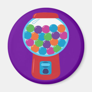 Candy Gumball Machine Magnet