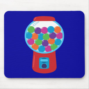 Candy Gumball Machine Mouse Pad