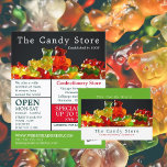 Candy Gummy Bears, Confectionery Supplies Advert Flyer<br><div class="desc">Candy Gummy Bears,  Confectionery Supplies Advertising Flyers By The Business Card Store.</div>