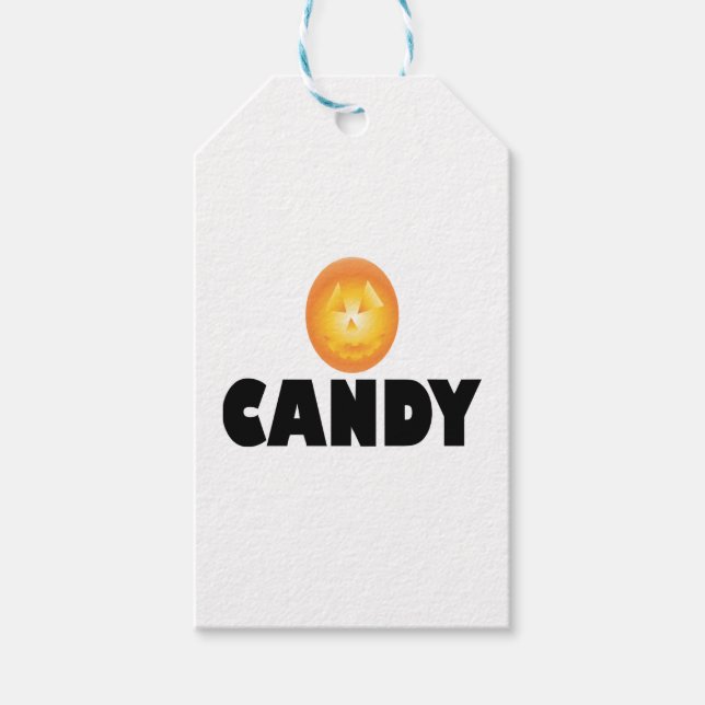 Candy Halloween  Gift Tags (Front)