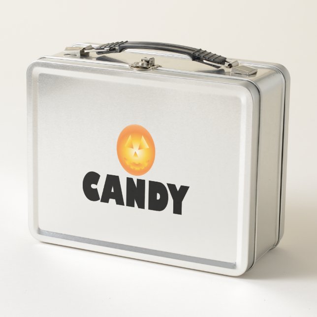 Candy Halloween  Metal Lunch Box (Front)