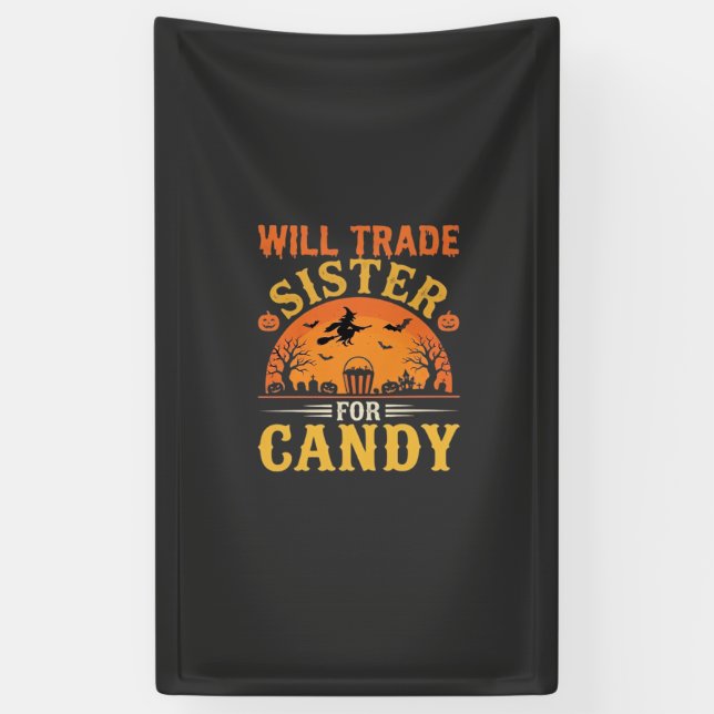 Candy Halloween Sister Trade Design_1 Banner (Vertical)