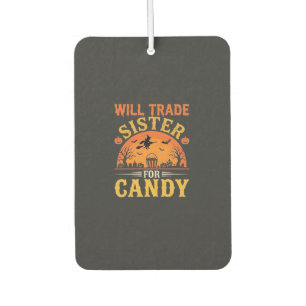 Candy Halloween Sister Trade Design_1 Car Air Freshener