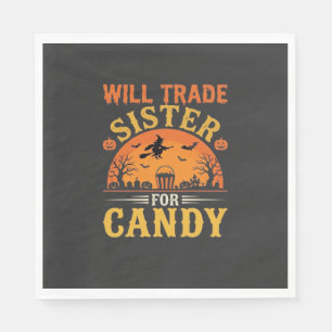 Candy Halloween Sister Trade Design_1 Napkin