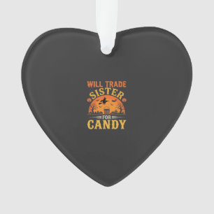 Candy Halloween Sister Trade Design_1 Ornament