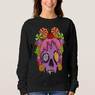 Candy Halloween Skulls Heads Halloween Costume Sweatshirt