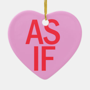 Candy Heart - AS IF Ceramic Tree Decoration